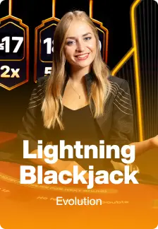 Lightning Blackjack game tile